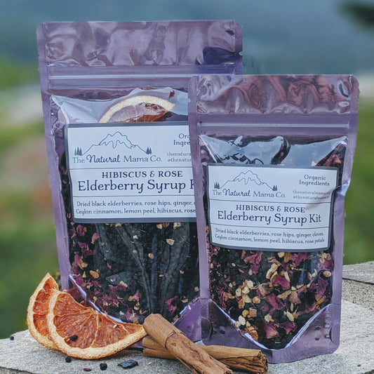 Elderberry Syrup Kit - Hibiscus & Rose