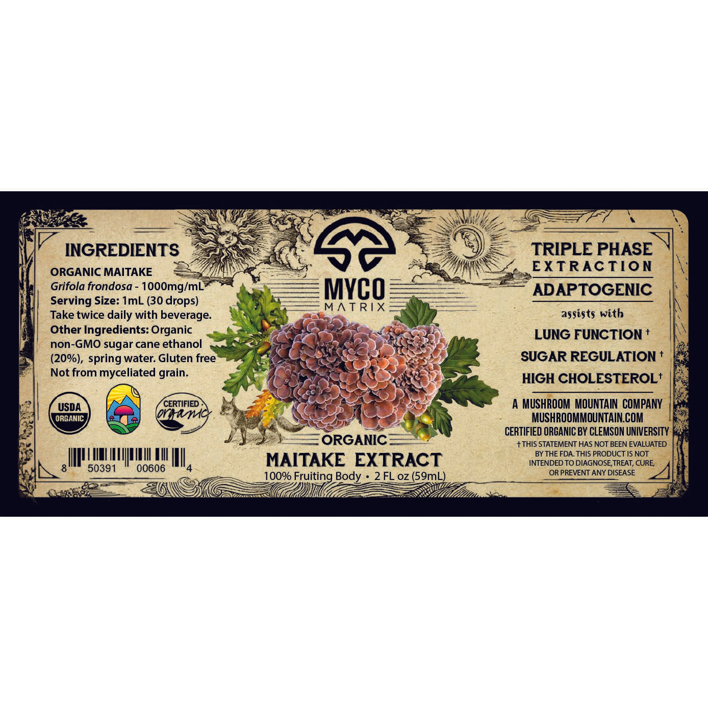 Mycomatrix Maitake Adaptogenic Mushroom Extract