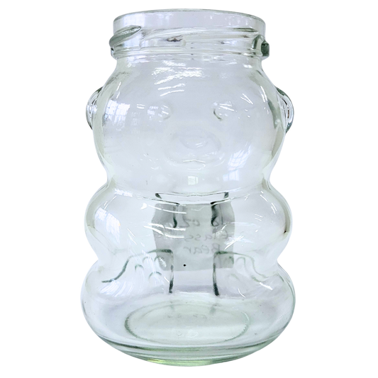 12 oz Glass Bear Honey Jar