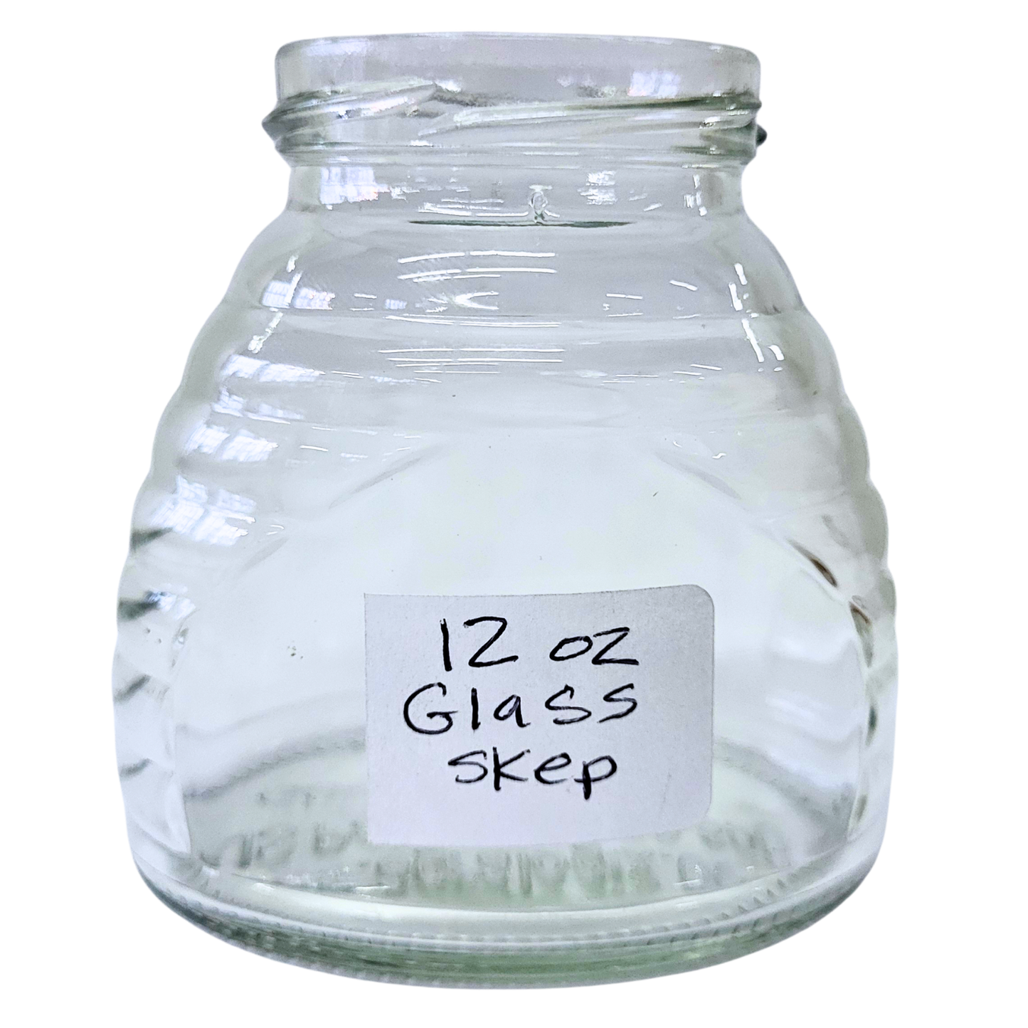 12 oz Glass Skep Jars