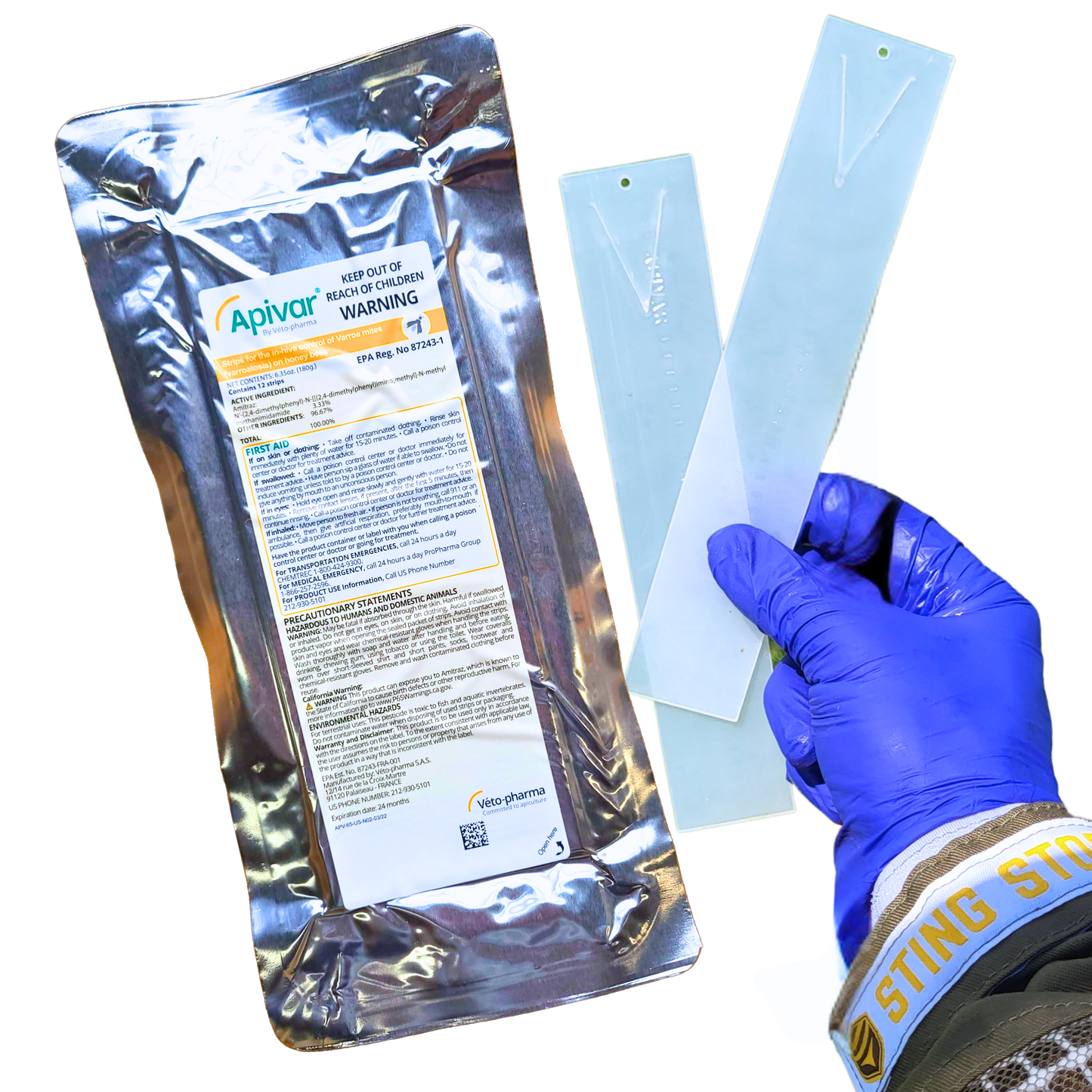 Apivar Varroa Mite Treatment Strips