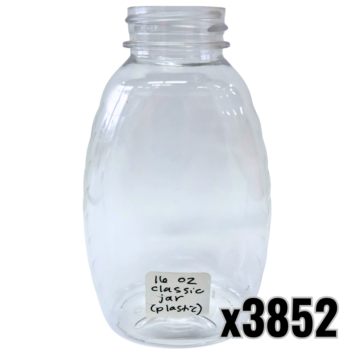 16 oz Plastic Classic Honey Jars, image 7 of 7