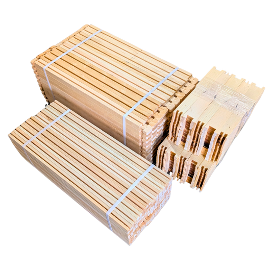 Deep 9 1/8-Inch Langsroth Frame, Unassembled, Grooved Top / Grooved Bottom