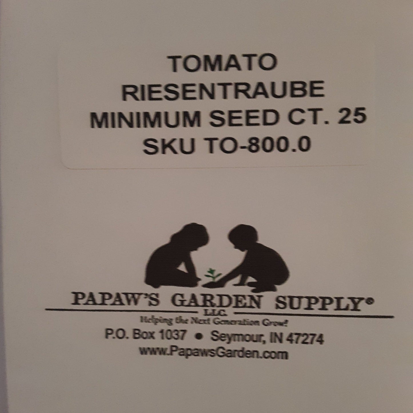 Riesenstrabe Heirloom Cherry Tomato Seeds