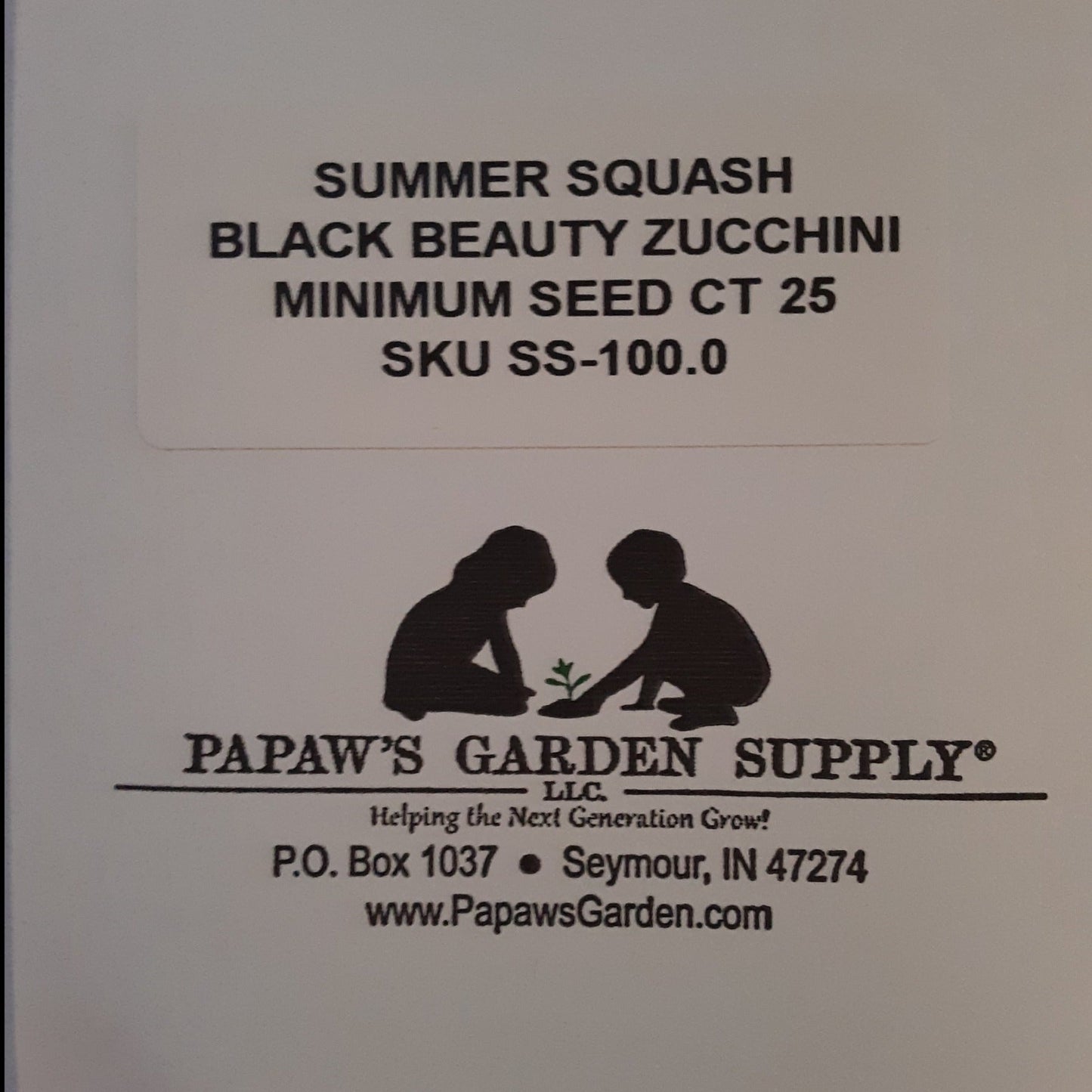 Black Beauty Zucchini Summer Squash Seeds