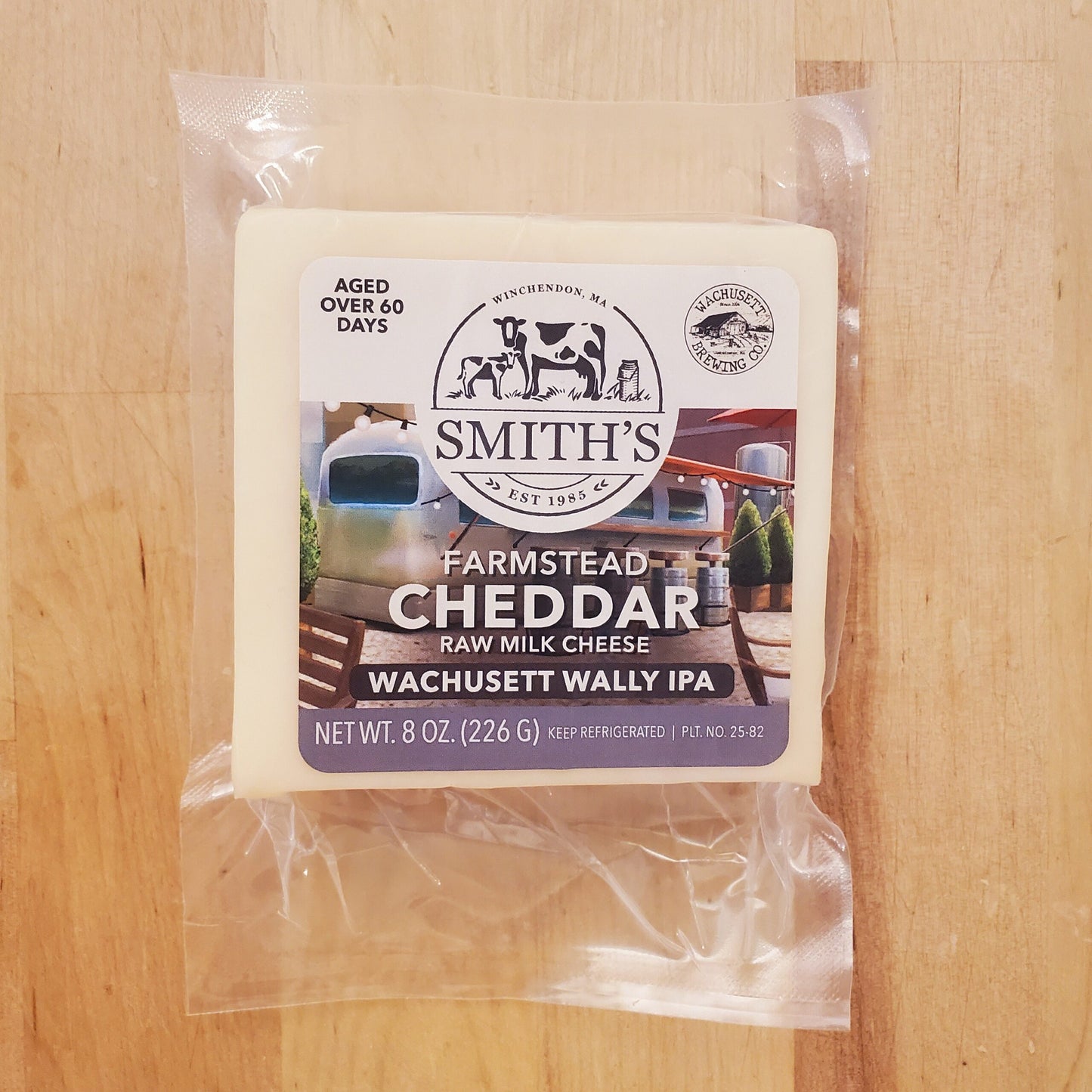Wachusett Wally IPA Beer Cheddar, Cheese from Smith's Country Cheese