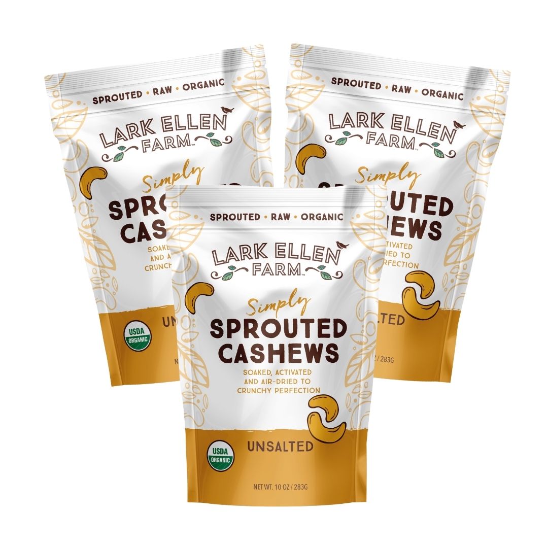 Cashews Unsalted, Sprouted Organic