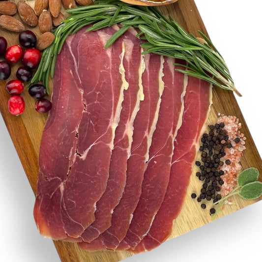 Pre-Sliced Wild Boar Prosciutto (3oz)