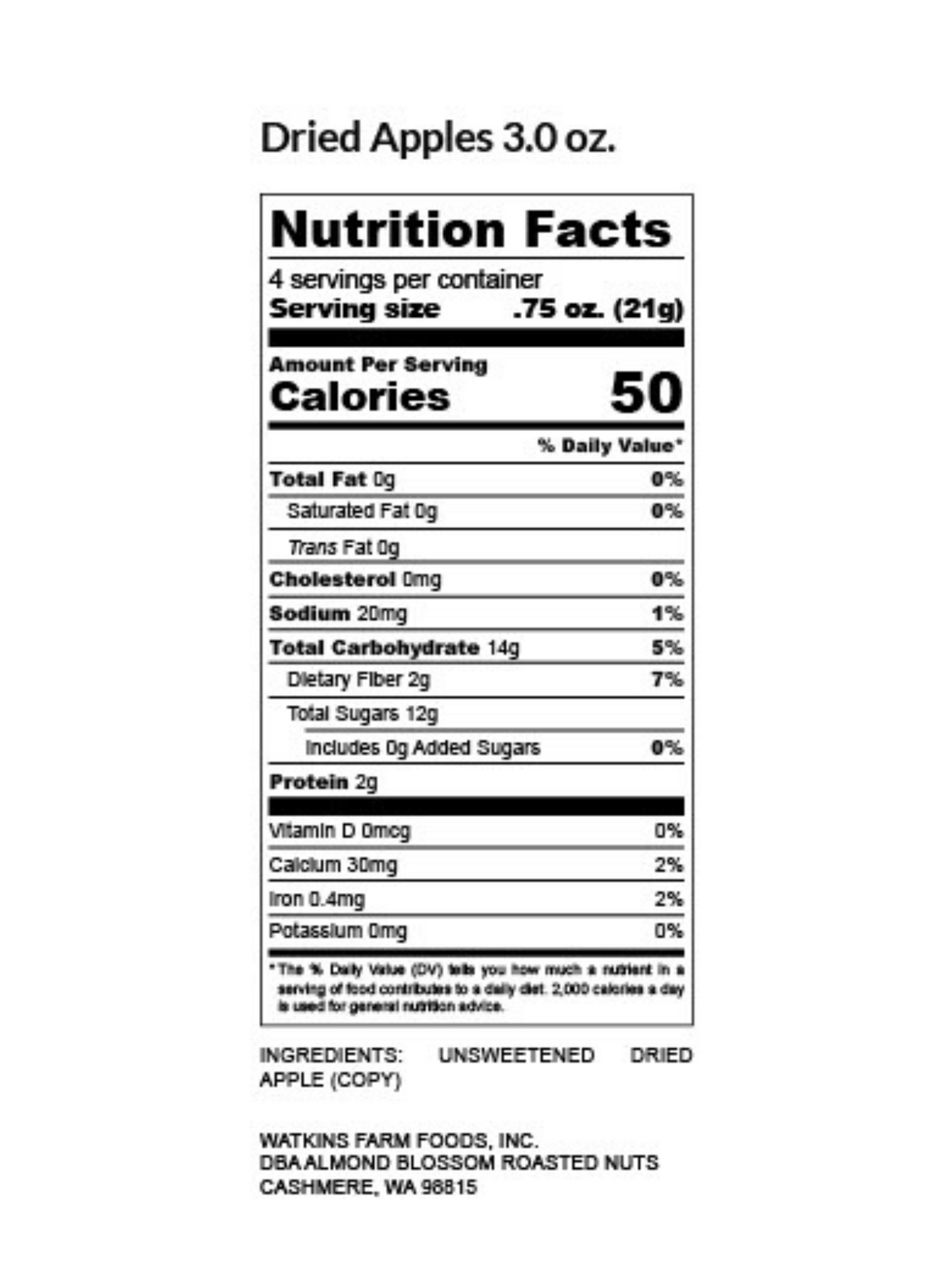Premium Dried Apples