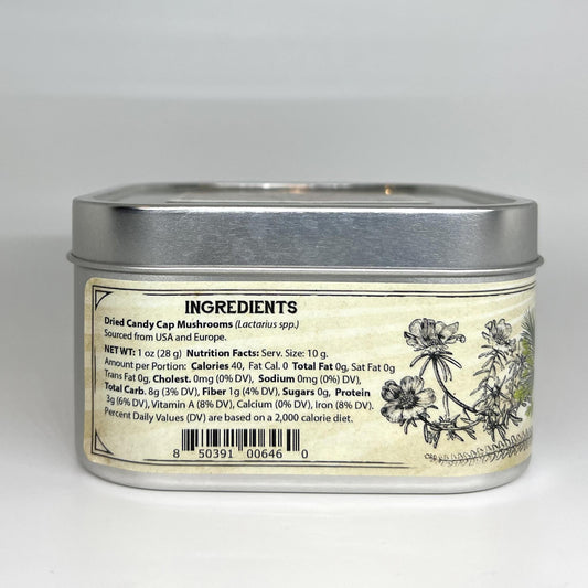 DRIED CANDYCAP MUSHROOMS