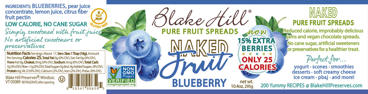Naked Blueberry Spread 10.4oz