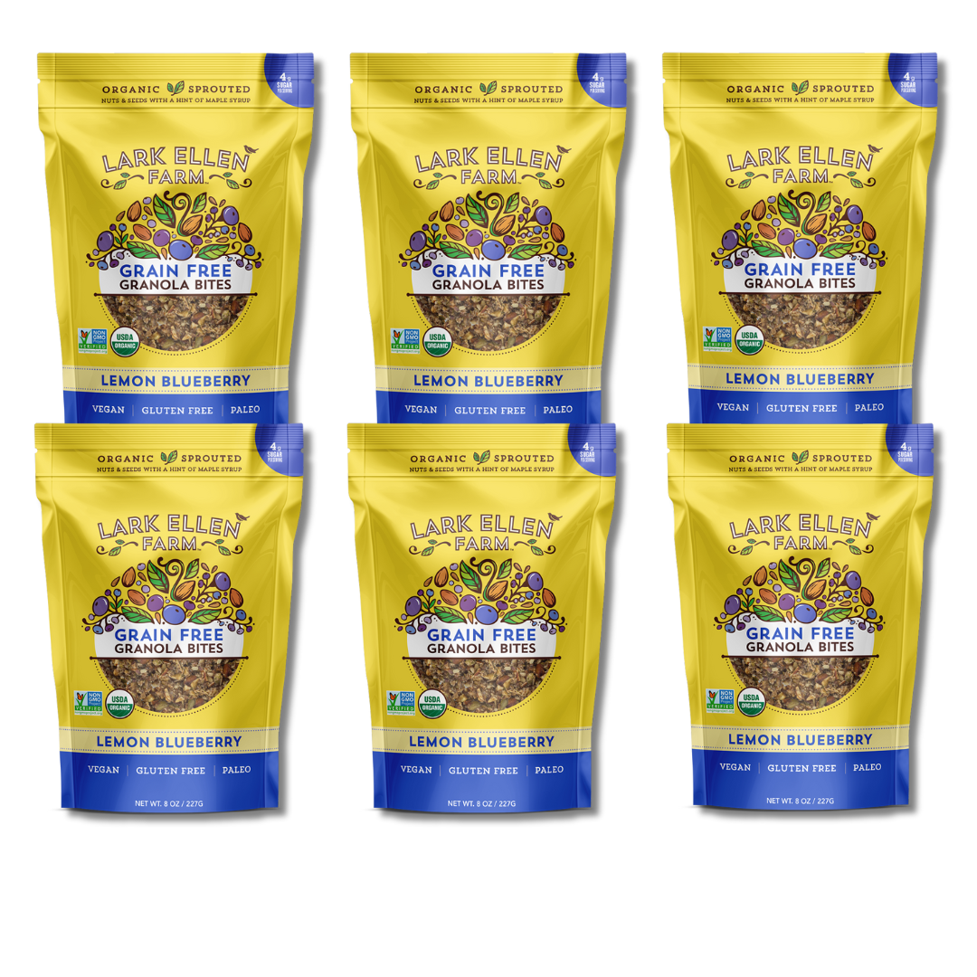 Lemon Blueberry Sprouted Granola (Grain-Free)