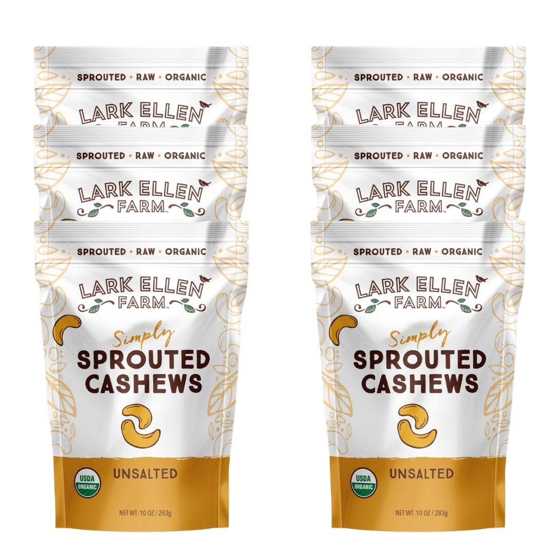 Cashews Unsalted, Sprouted Organic