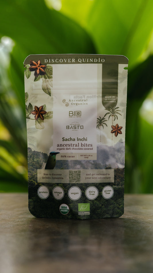 Dark Chocolate covered Sacha Inchi