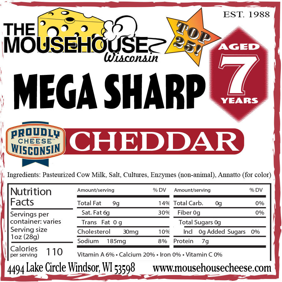 7 Year Old Mega Sharp Cheddar