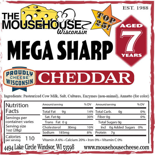 7 Year Old Mega Sharp Cheddar