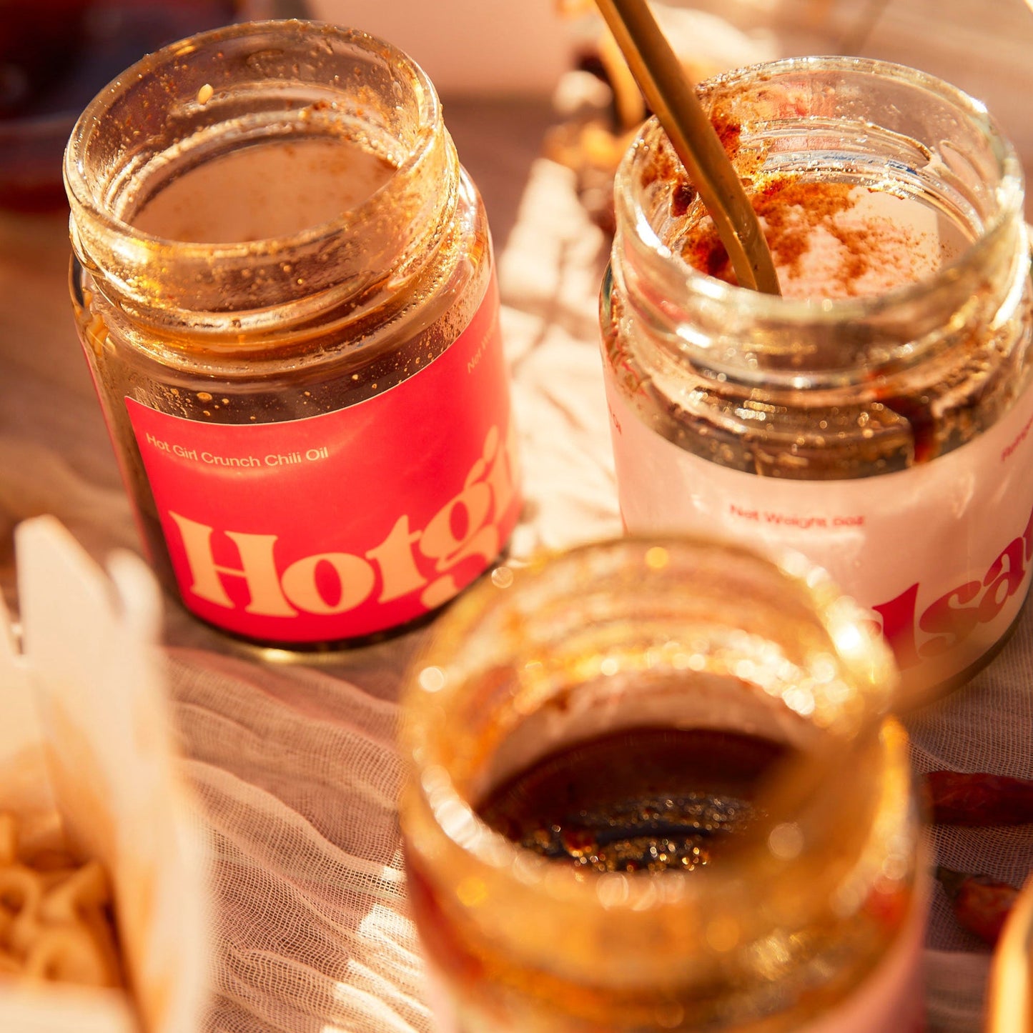 Hot Girl Trio of Chili Oil