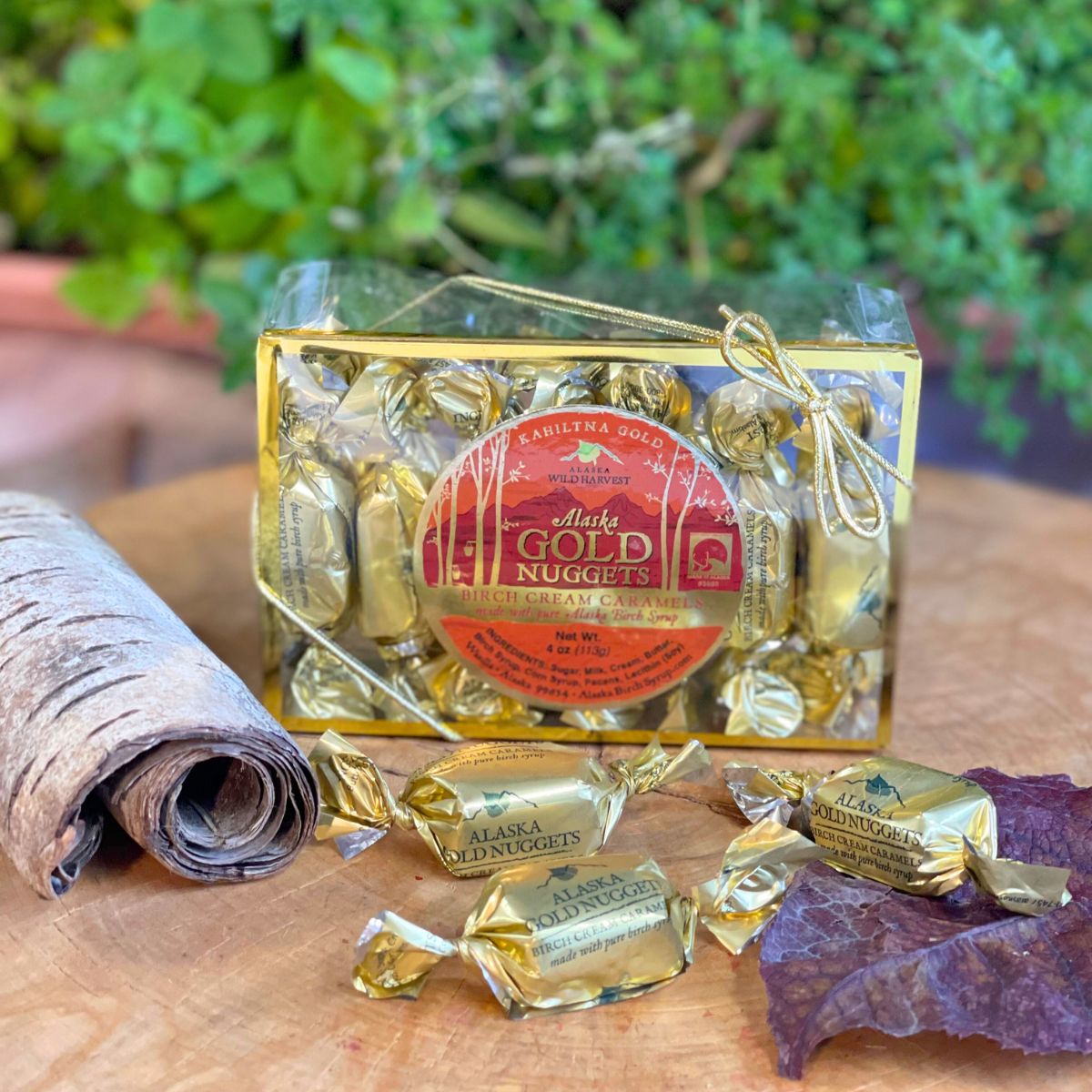 Alaska Gold Nugget Birch Cream Caramels