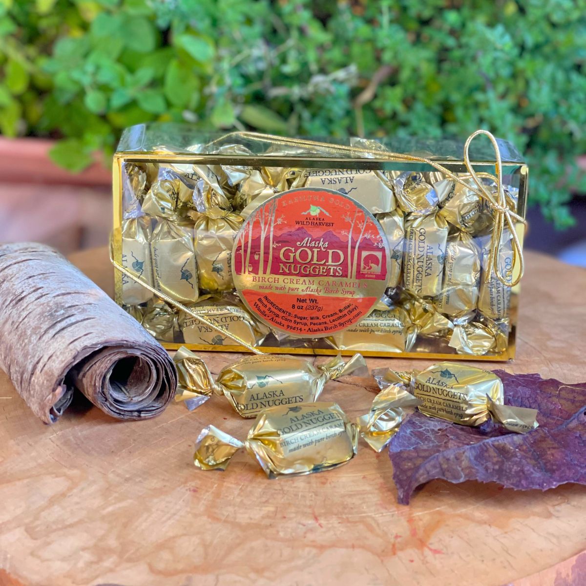 Alaska Gold Nugget Birch Cream Caramels