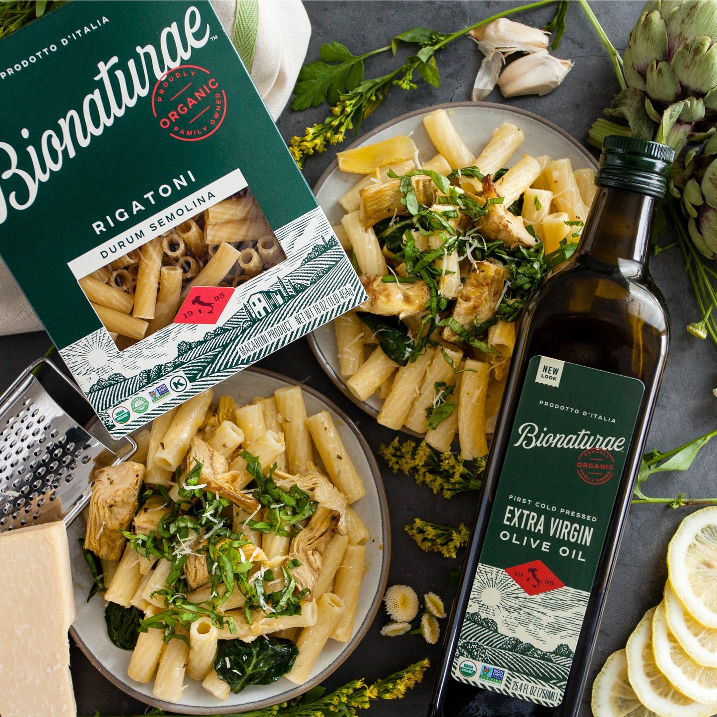 Organic Durum Semolina Rigatoni