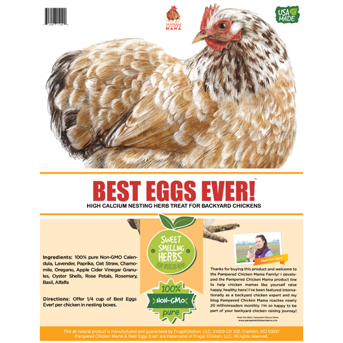 Best Eggs Ever! Nesting Herbs (Chamomile, Roses, Lavender, Cornflowers, & Calendula) For Pet Chickens