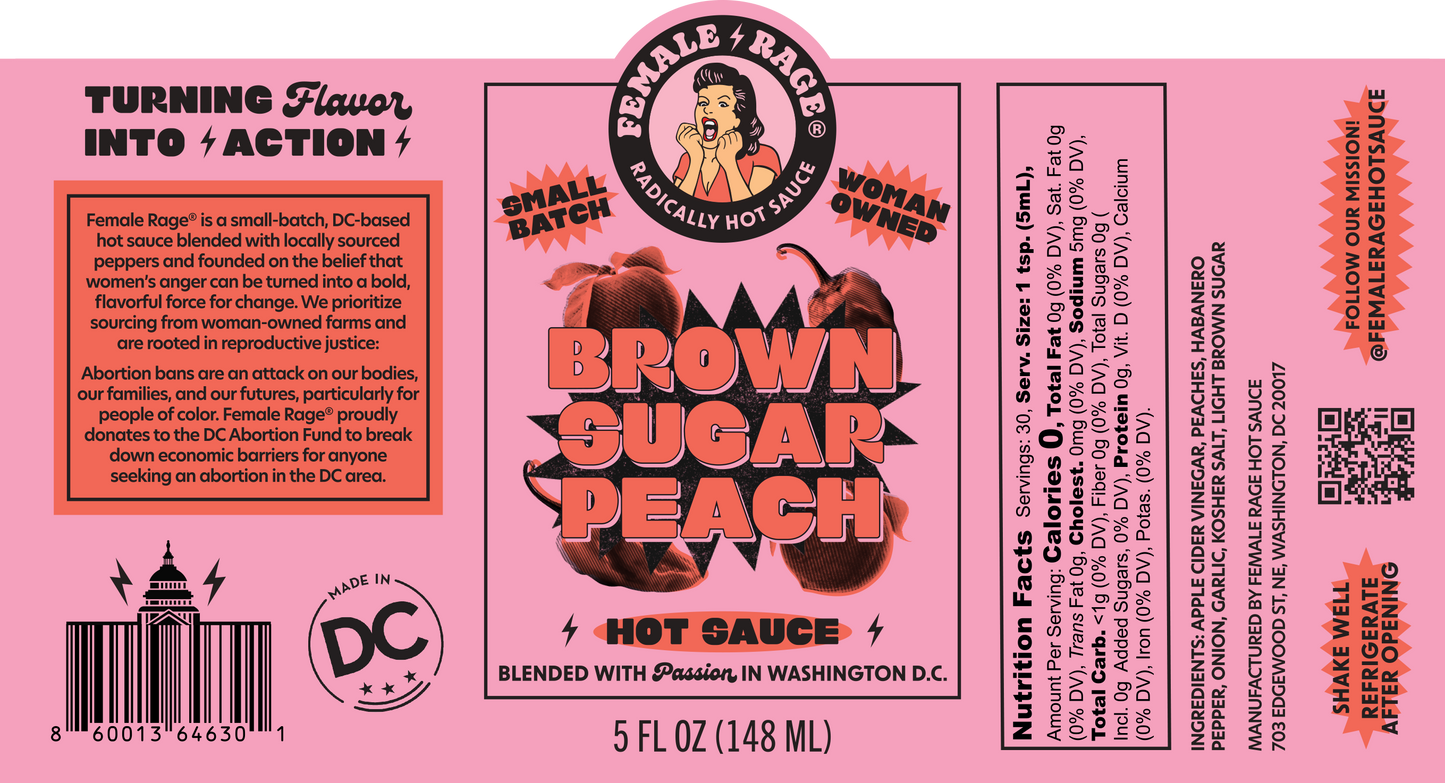 Brown Sugar Peach Hot Sauce