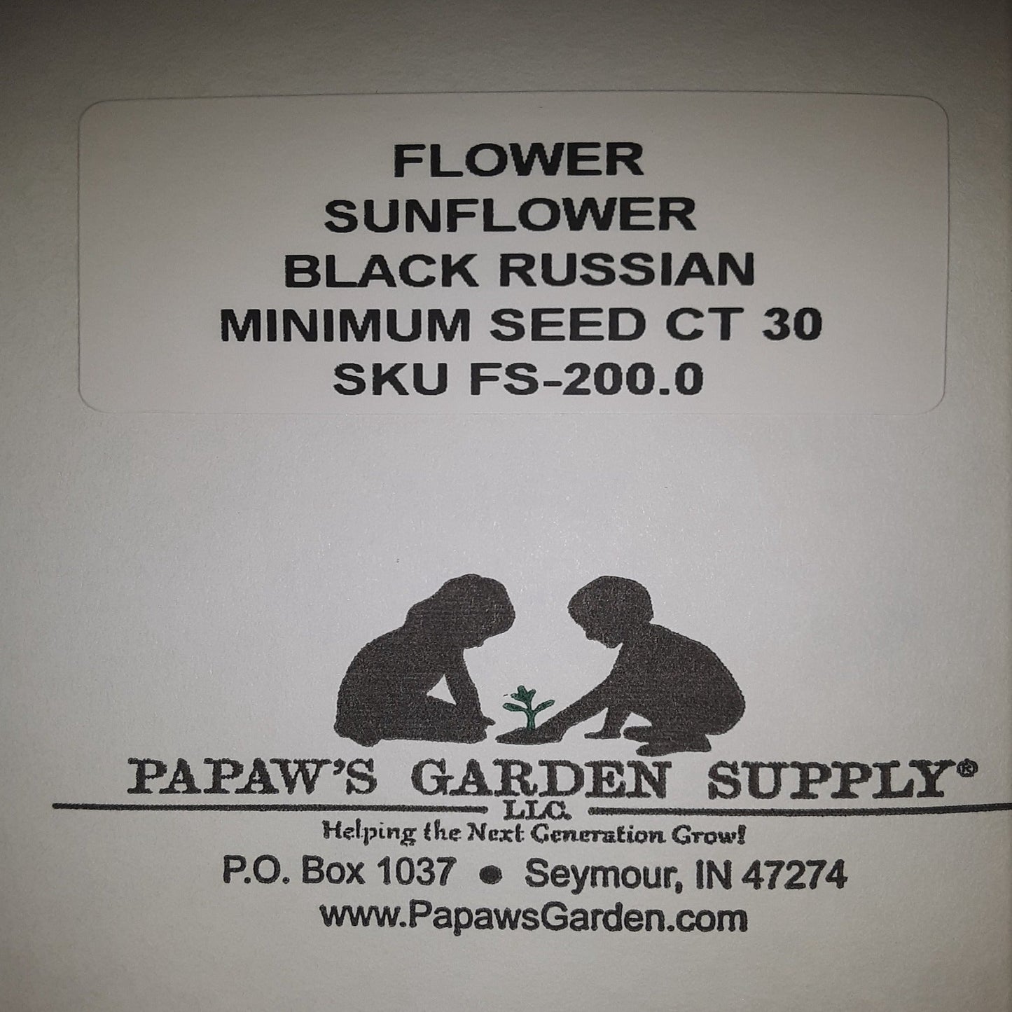 Black Russian Sunflower Seeds