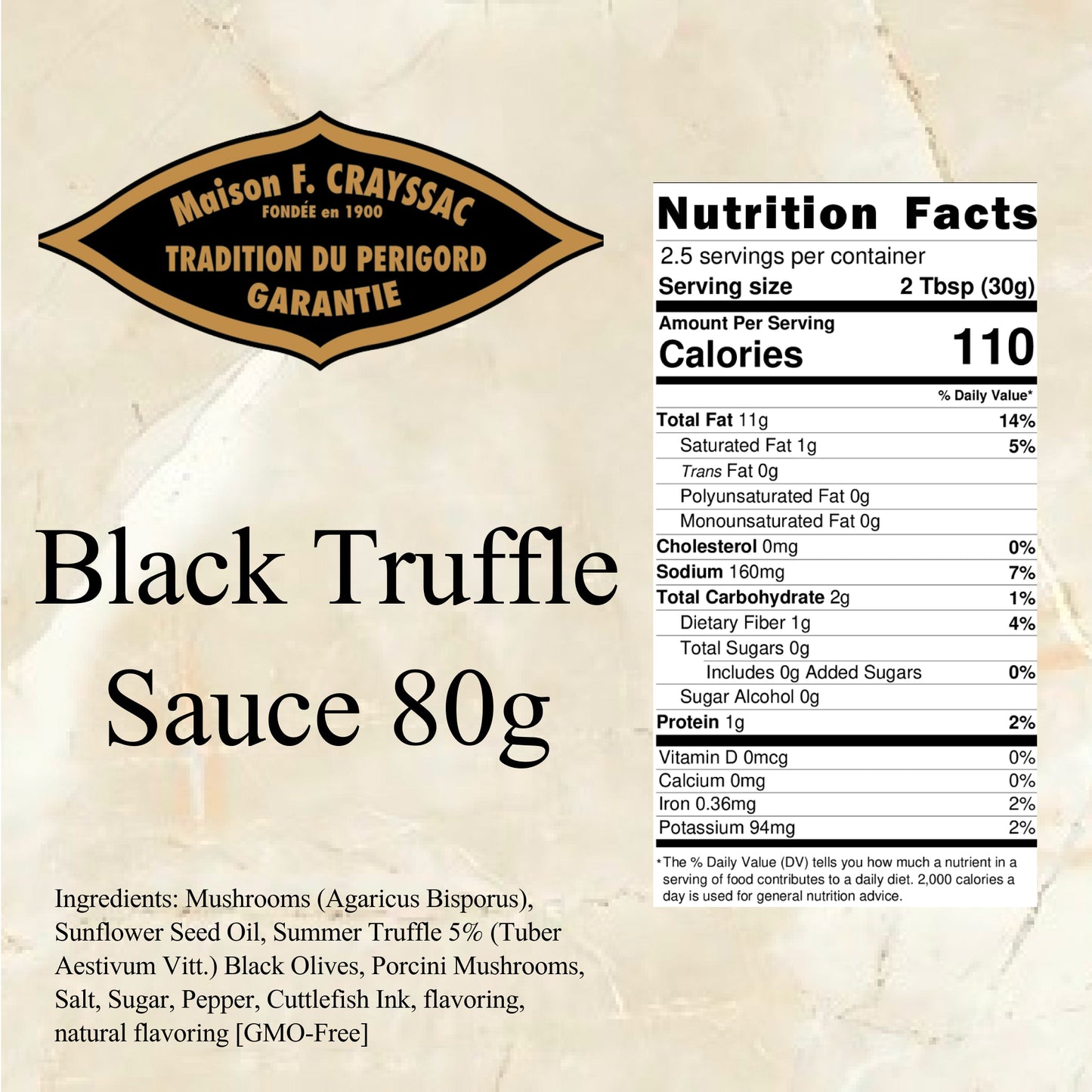 Black Truffle Sauce (80g or 500g)