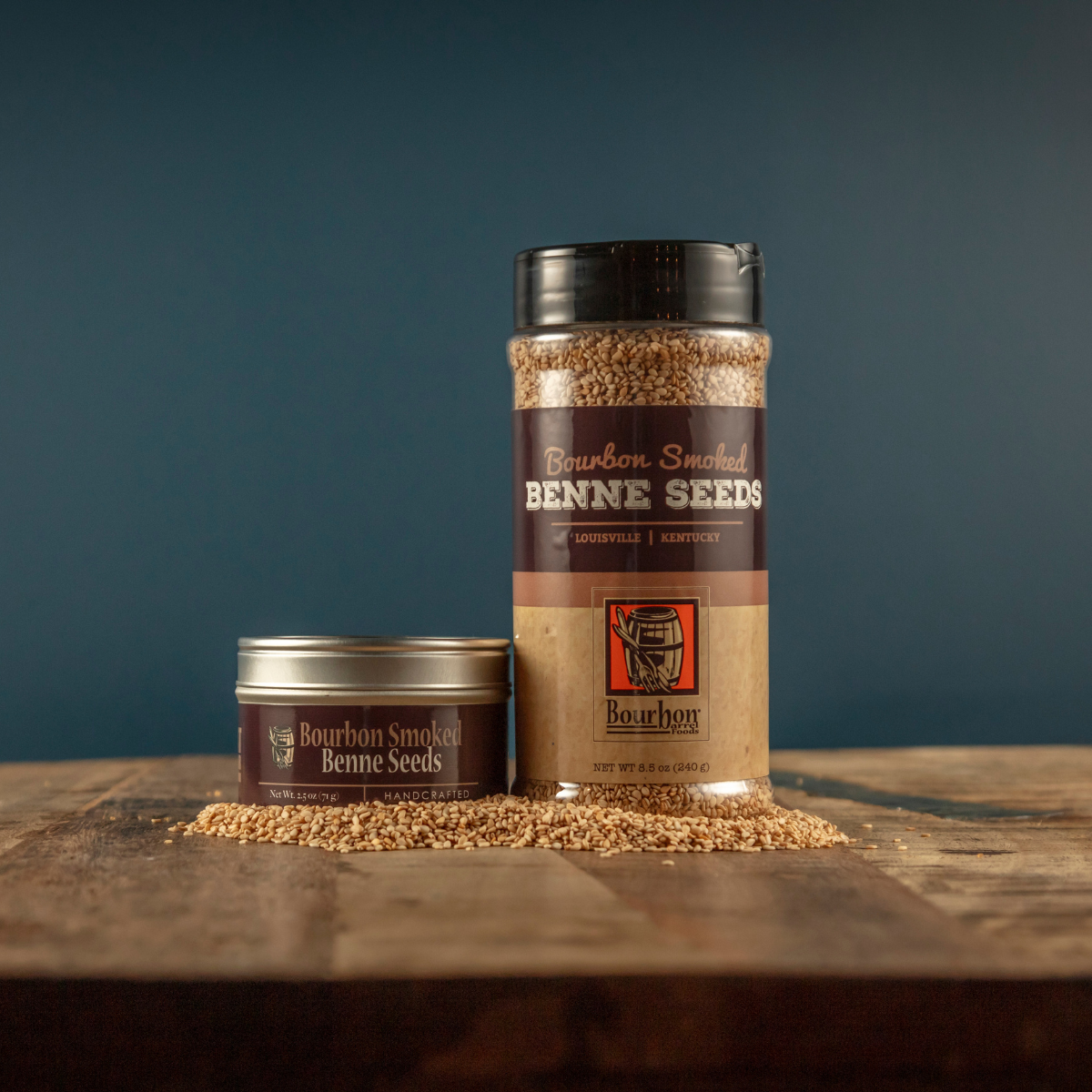 Bourbon Smoked Benne Seeds, Simple from Bourbon Barrel Foods