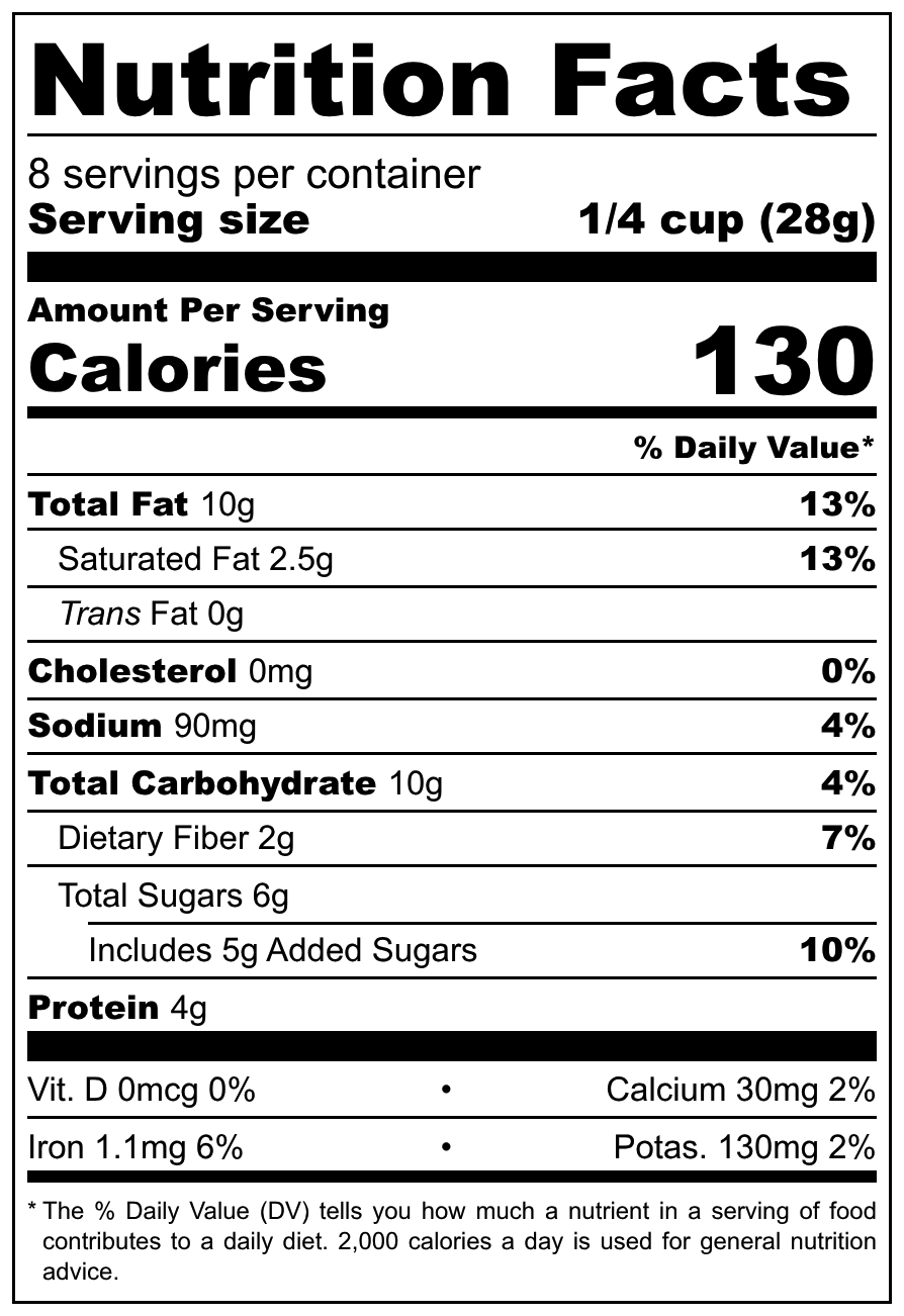 Cacao Cherry Sprouted Granola