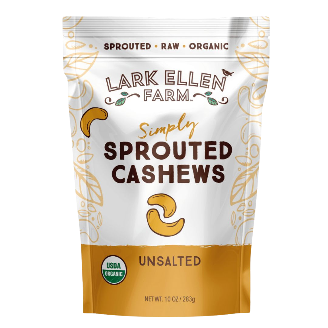 Cashews Unsalted, Sprouted Organic
