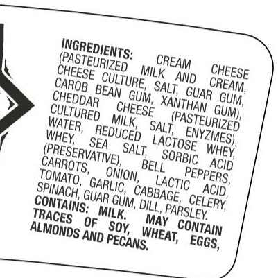 Garden Vegetable Cheese Spread