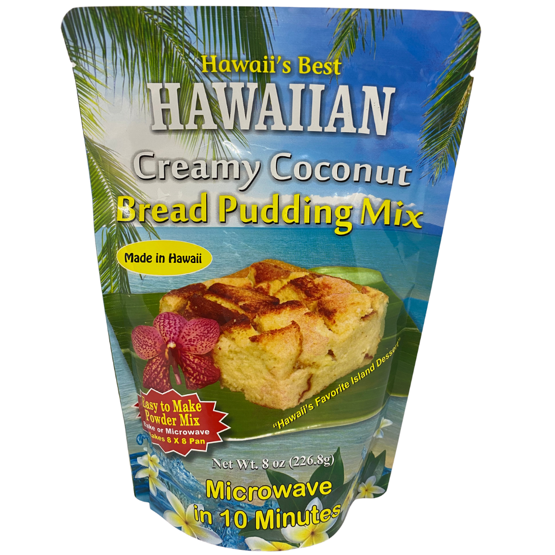 Hawaii's Best - Hawaiian Creamy Coconut Bread Pudding Mix