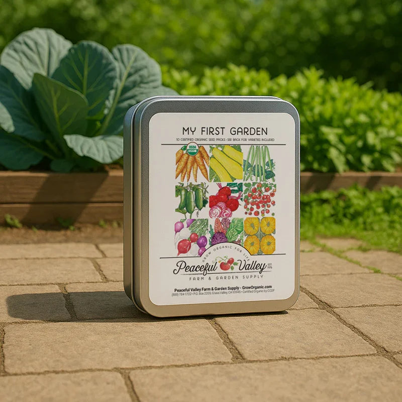 Gift Seed Tin - My First Garden Collection by Grow Organic