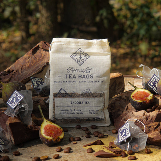 Chocola-Tea 9ct Tea Bags in Muslin by Piper and Leaf Tea Co.