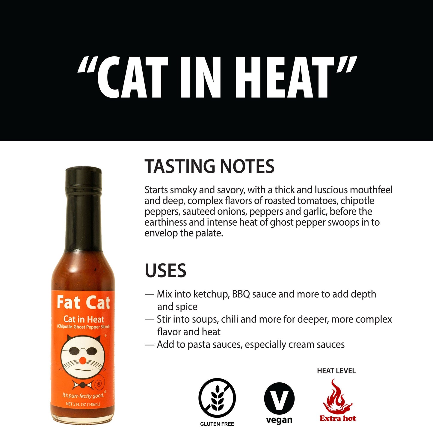 Cat in Heat Chipotle-Ghost Pepper Blend