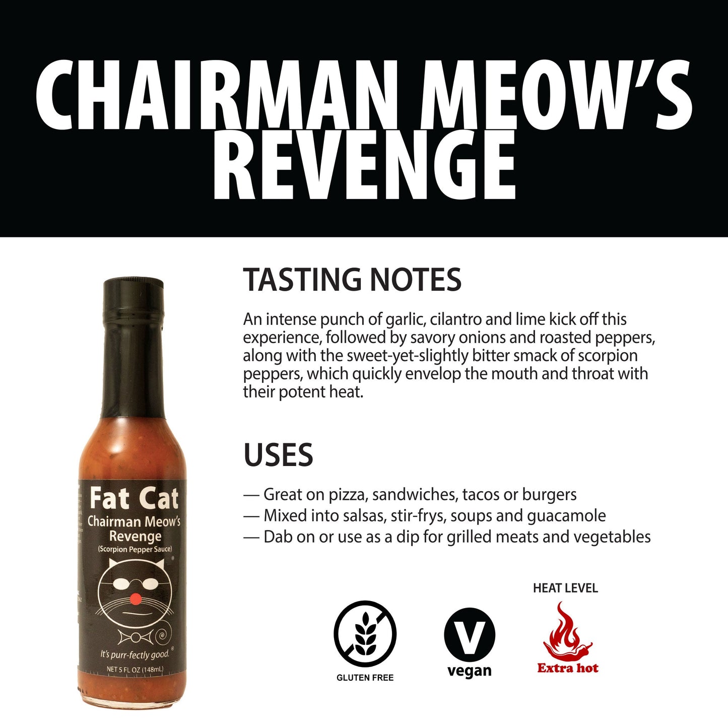 Chairman Meow's Revenge Scorpion Pepper Sauce