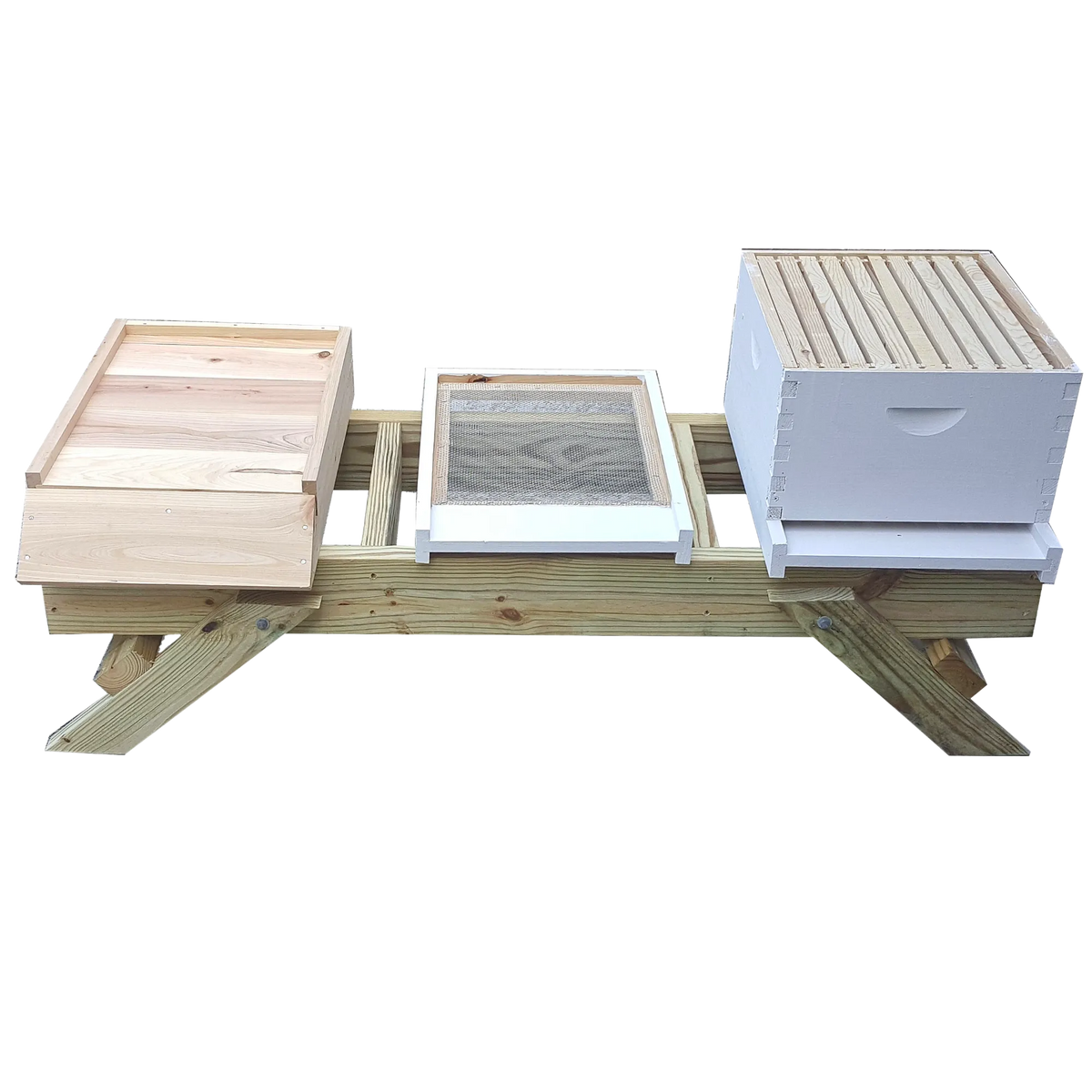 Folding Three Hive Stand, image 6 of 6