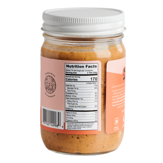 Beurre: Crunchy Date Peanut Butter (2 JARS)