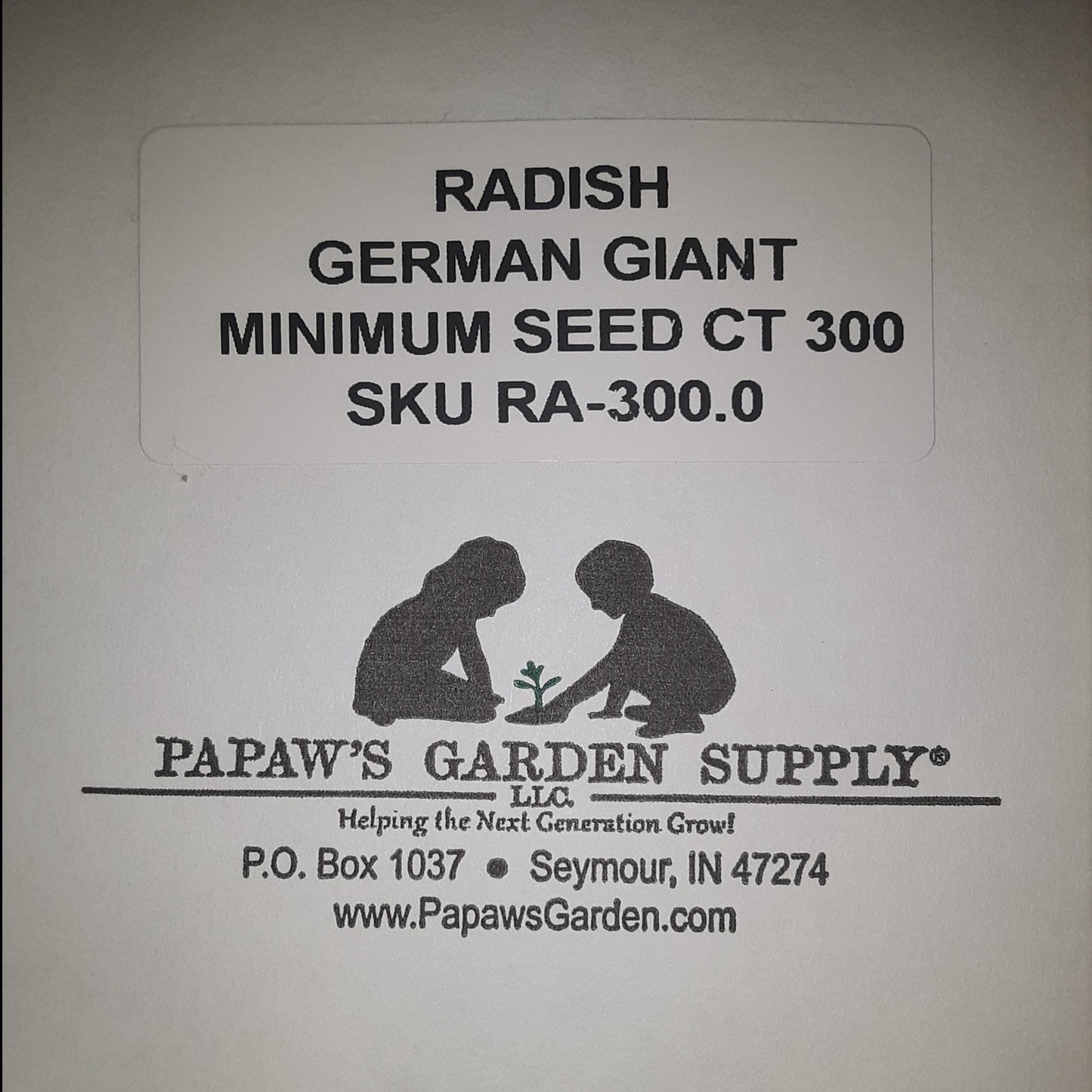 German Giant (Parat) Radish Seeds