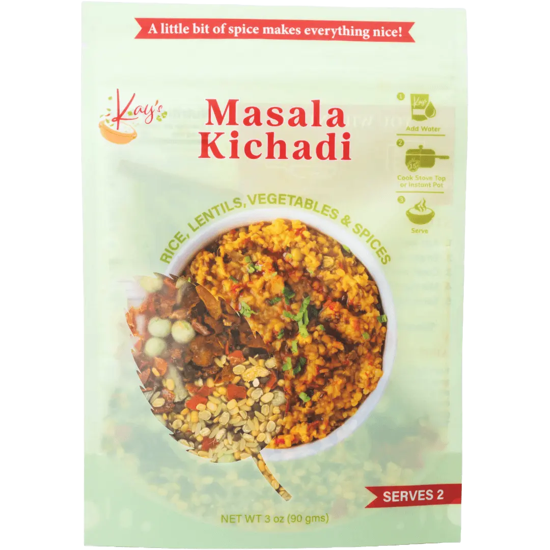 Masala Kichadi – One-Pot Vegan Meal with Lentils & Rice