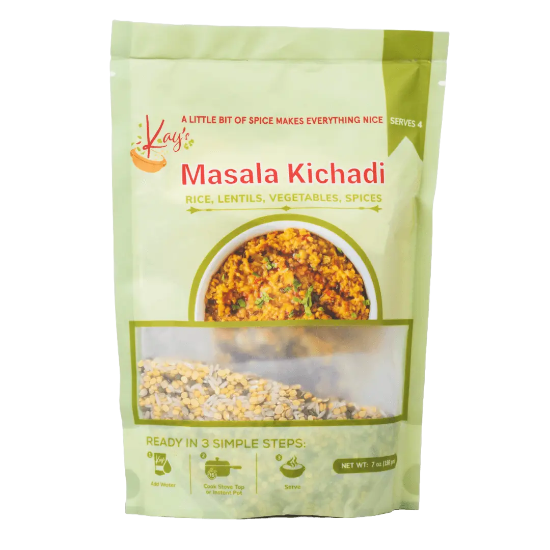 Masala Kichadi – One-Pot Vegan Meal with Lentils & Rice