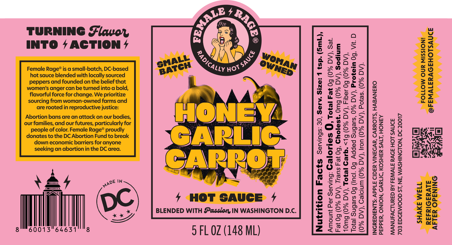 Honey Garlic Carrot Hot Sauce