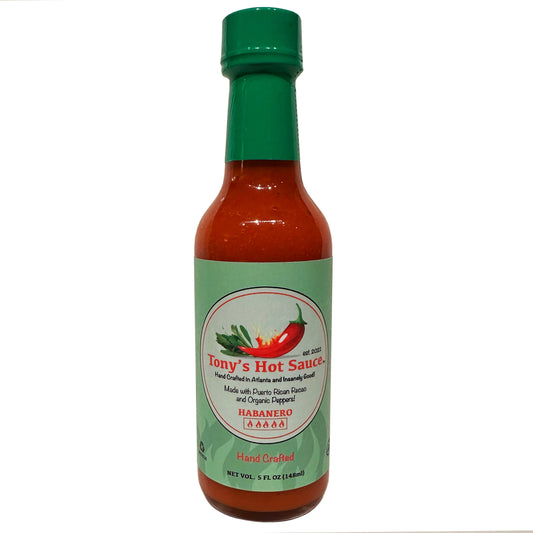 Tony's Hancrafted "Habanero" Hot Sauce 5 Oz