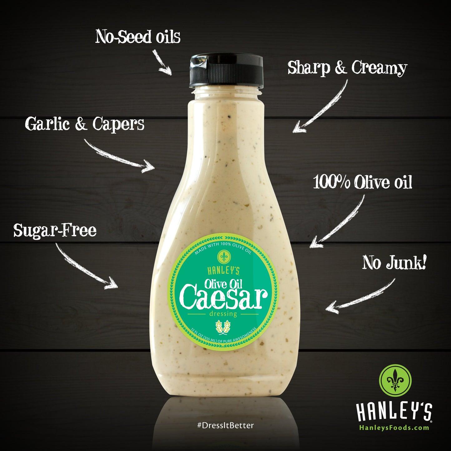 Olive oil Caesar dressing