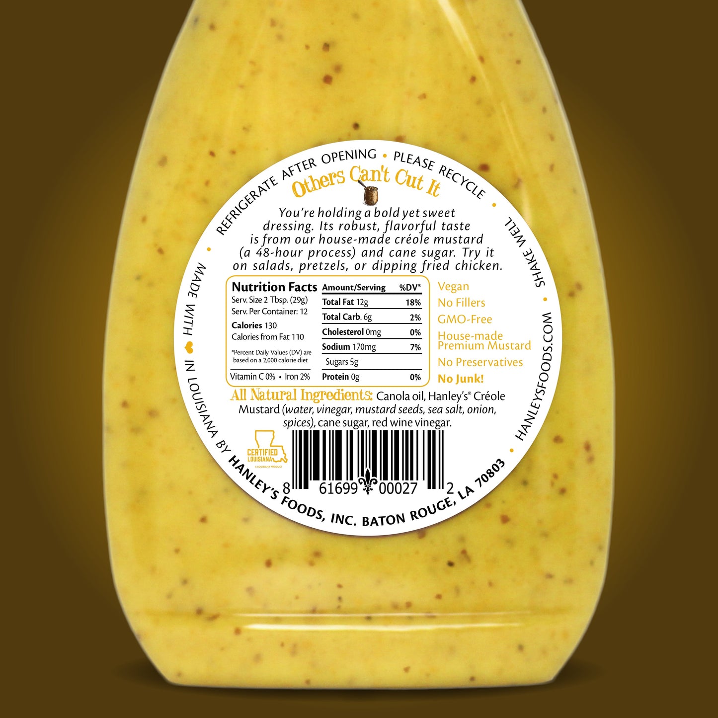 Sweet Créole Mustard dressing