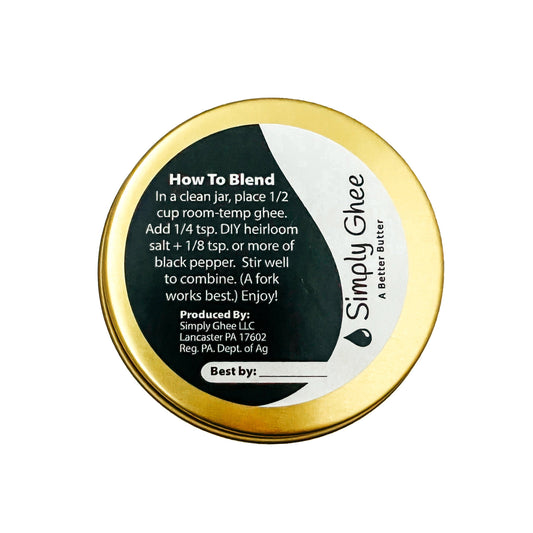 Heirloom Salt + Pepper Ghee DIY Mix