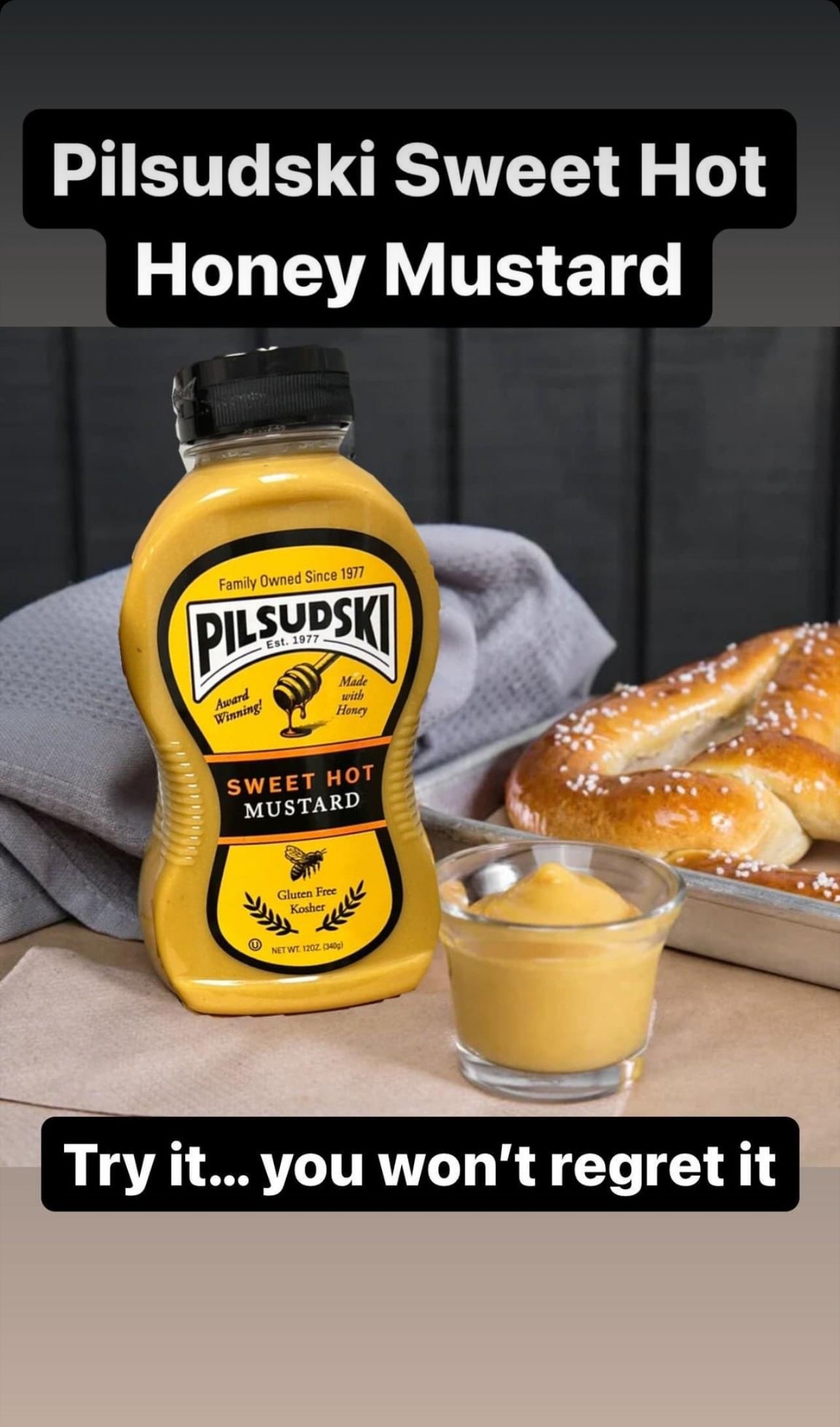 Sweet Hot Mustard With Honey