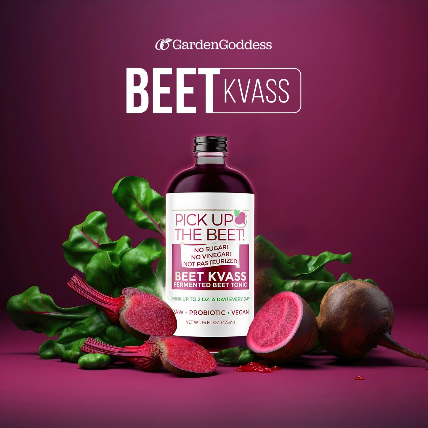 Pick Up The Beet Juice Kvass - Nitric Oxide Tonic With Live Cultures