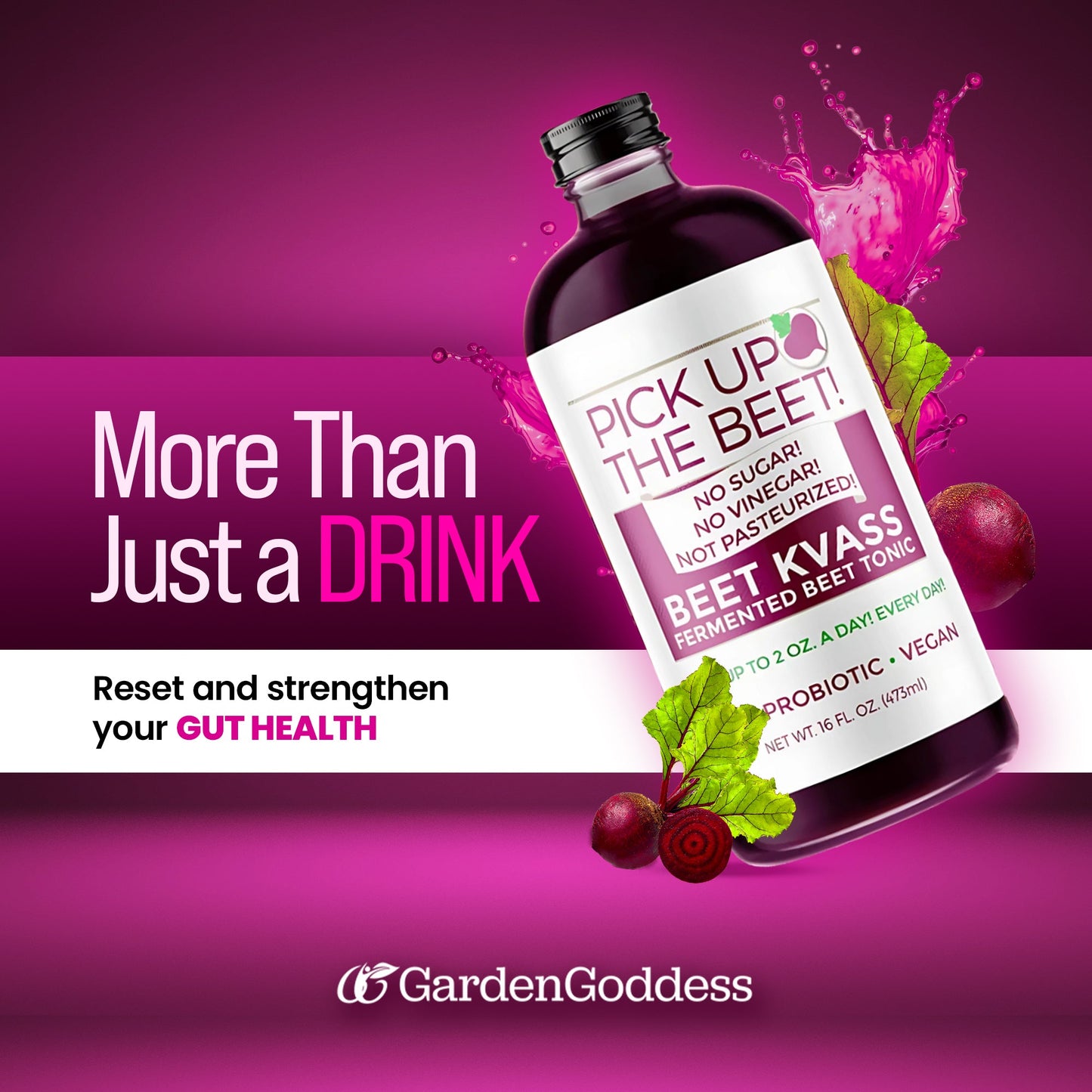 Pick Up The Beet Juice Kvass - Nitric Oxide Tonic With Live Cultures